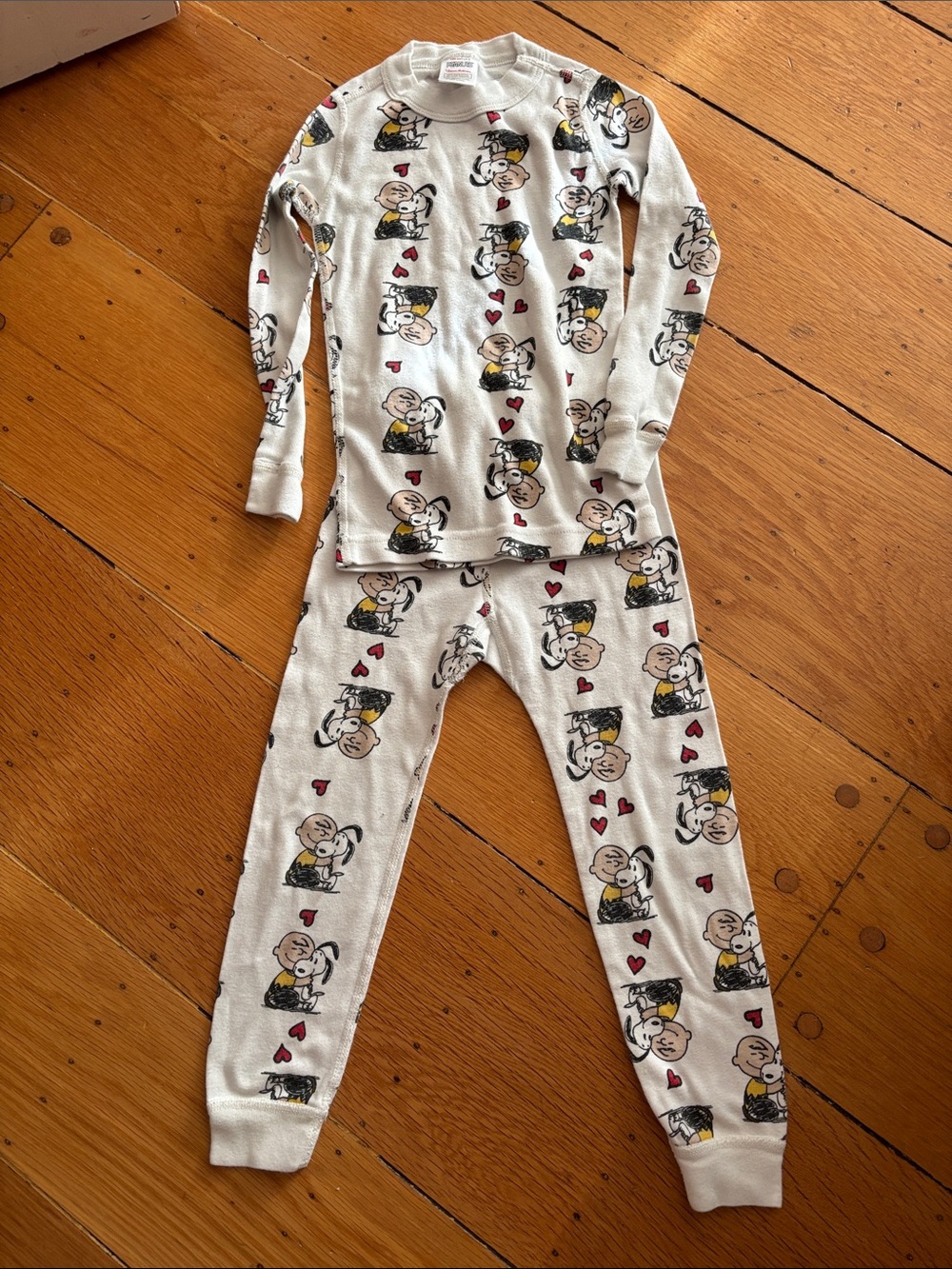 Snoopy and Charlie Brown pjs